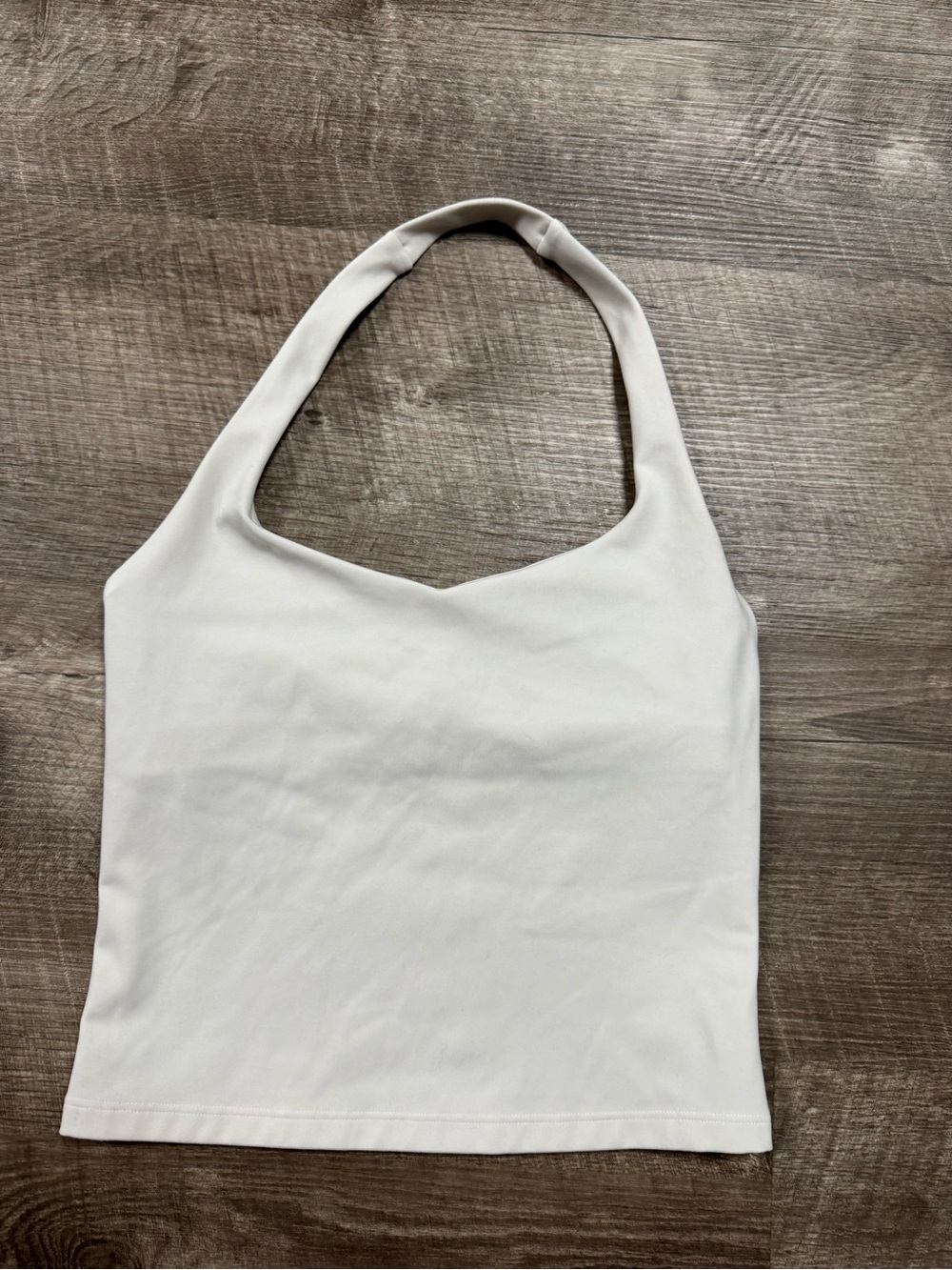 White Fox Active White Halter Neck Top Size XS